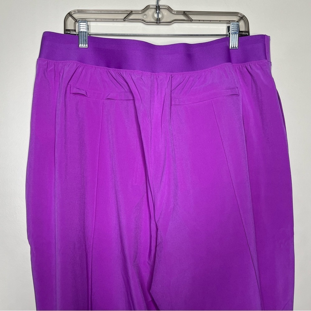 NWT Athleta Vienna Slim Pull On Purple Activewear Pants Size 18 - Picture 11 of 13